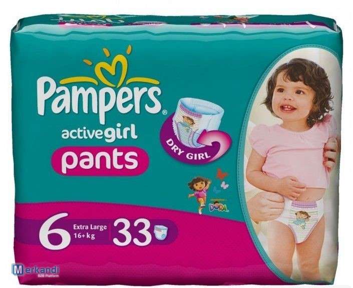 pampers active girl 6 allegro