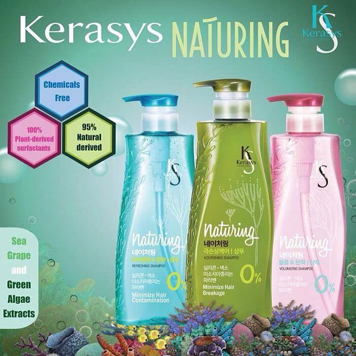 kerasys naturing refreshing szampon wizaz