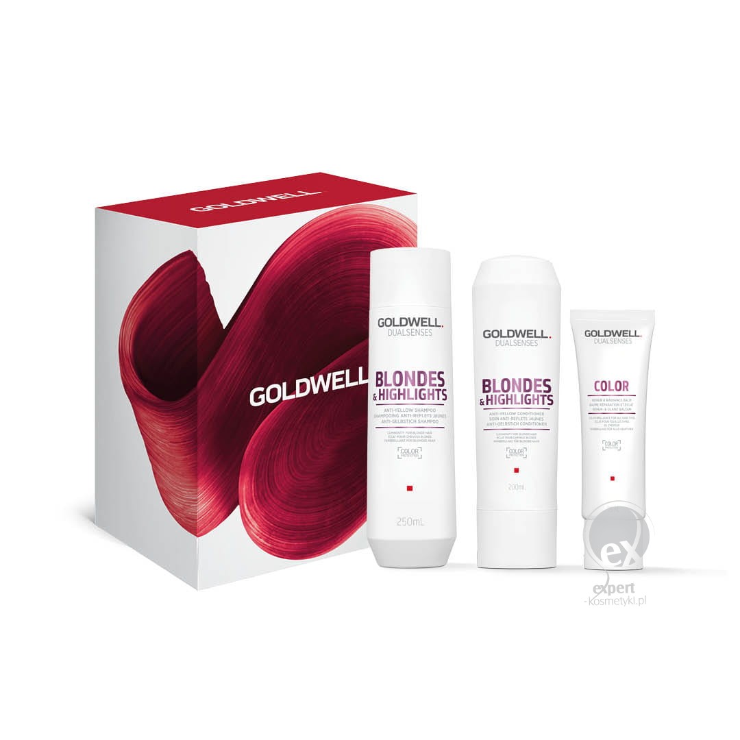 goldwell blondes zestaw szampon odżywka