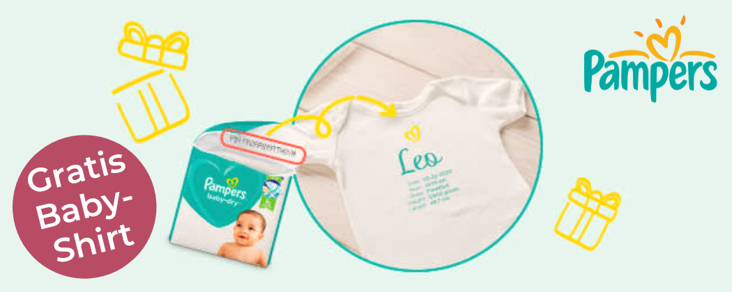 gratis shirt pampers