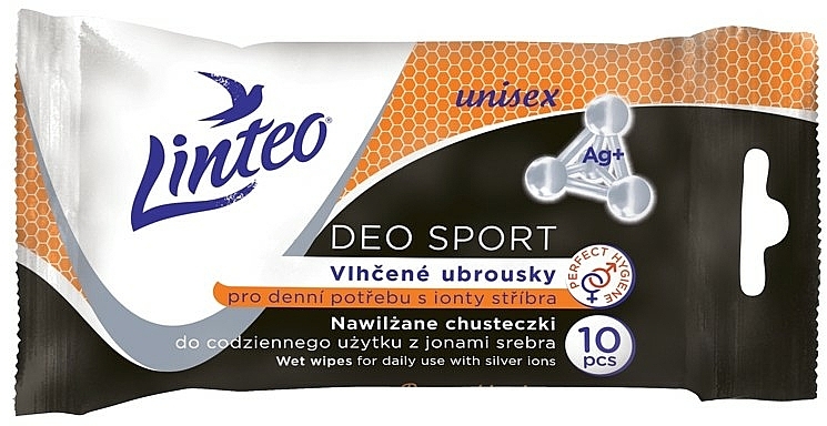 linteo chusteczki nawilżane deo sport 10 sztuk