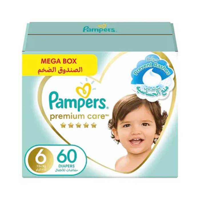 pampers mega box size 6