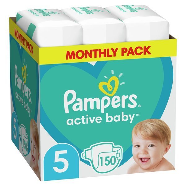 zapas na miesiac pampers 5