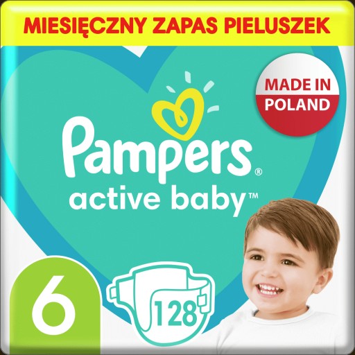 pampers active girl 6 allegro