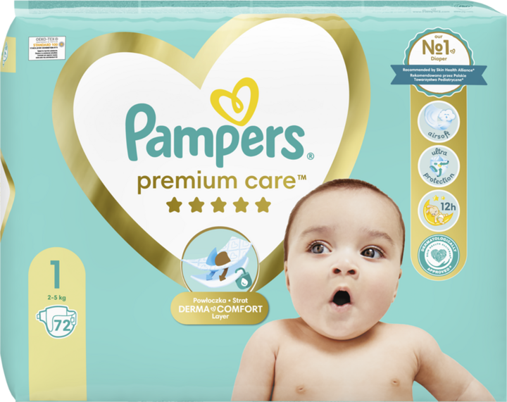 pampers premium care 1 5 stopniowa ochrona