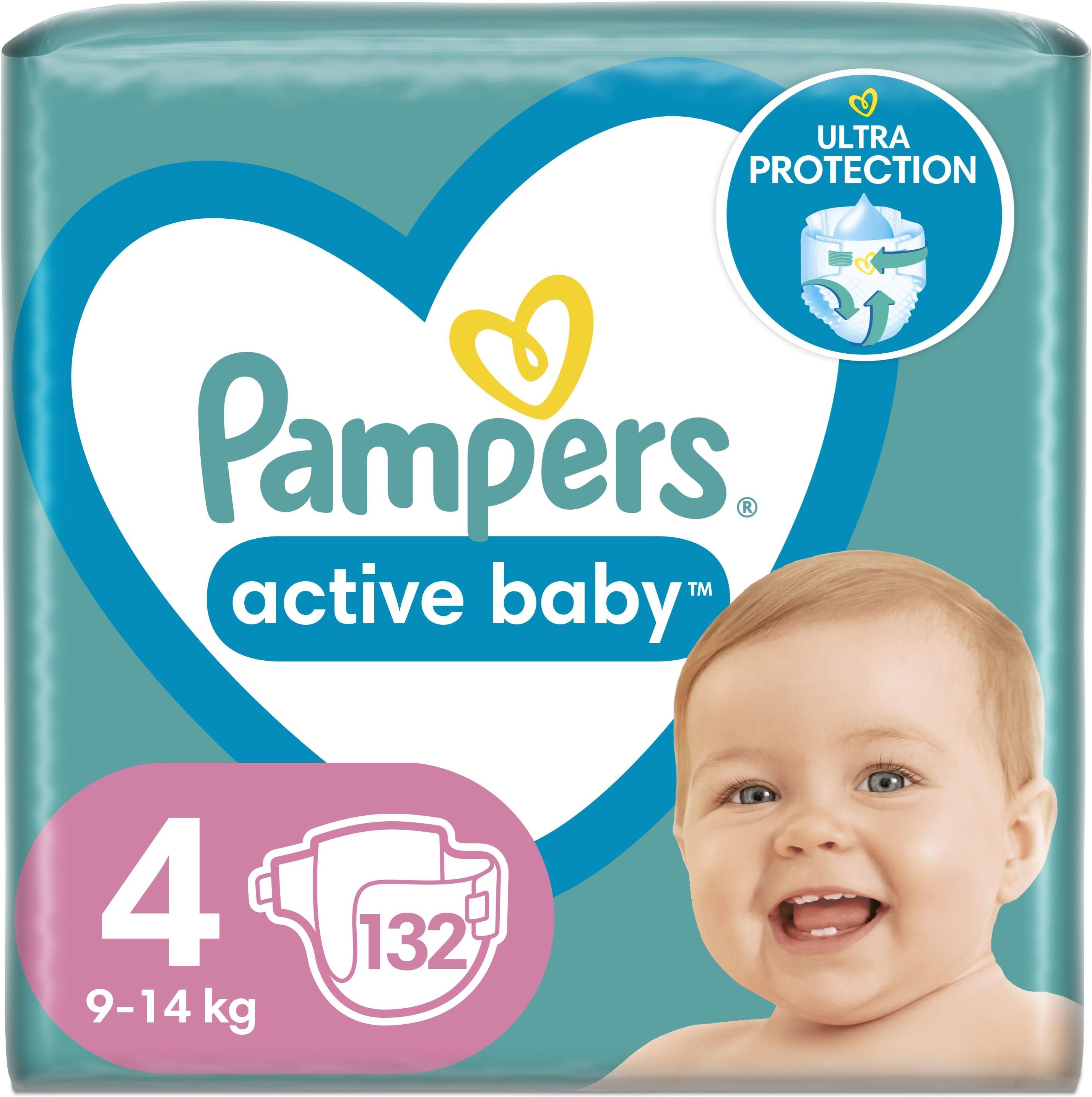 pampers active baby 62sztuki 4 ceneo