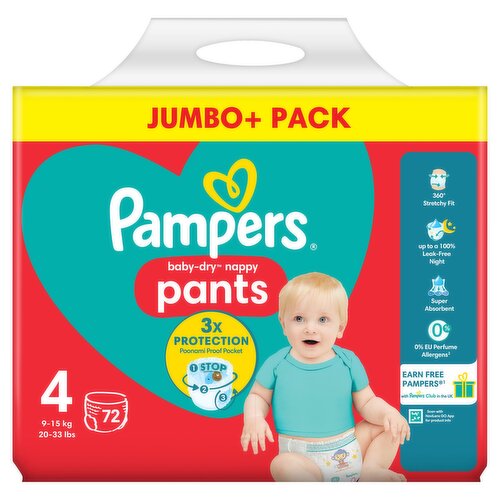 pampers pants 4 72