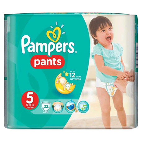 pampers pants 18 kg 10szt