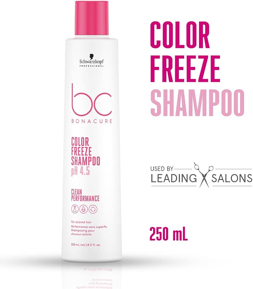 schwarzkopf bonacure ph 4.5 color freeze szampon silver