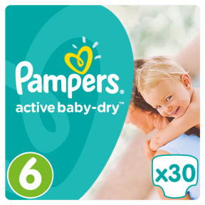 cena pampers activ dry 125 szt