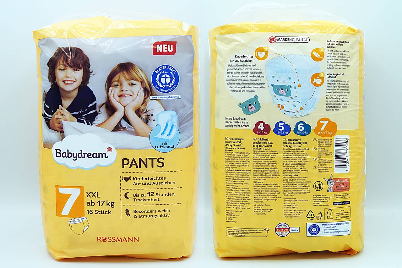 babydream pampers 7