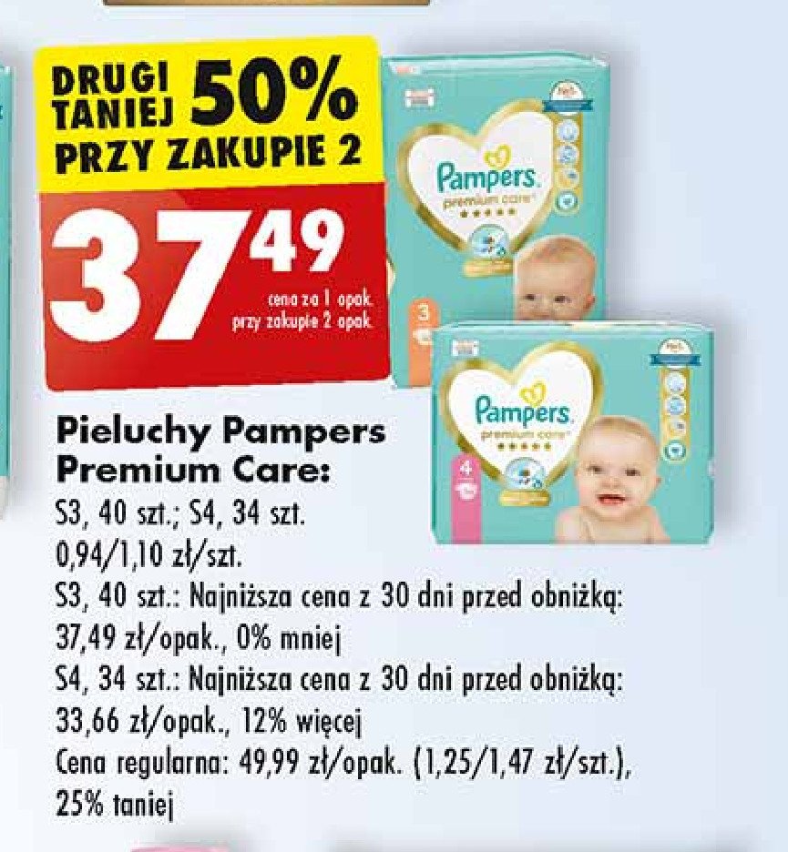 pampers 3 49 szt cena