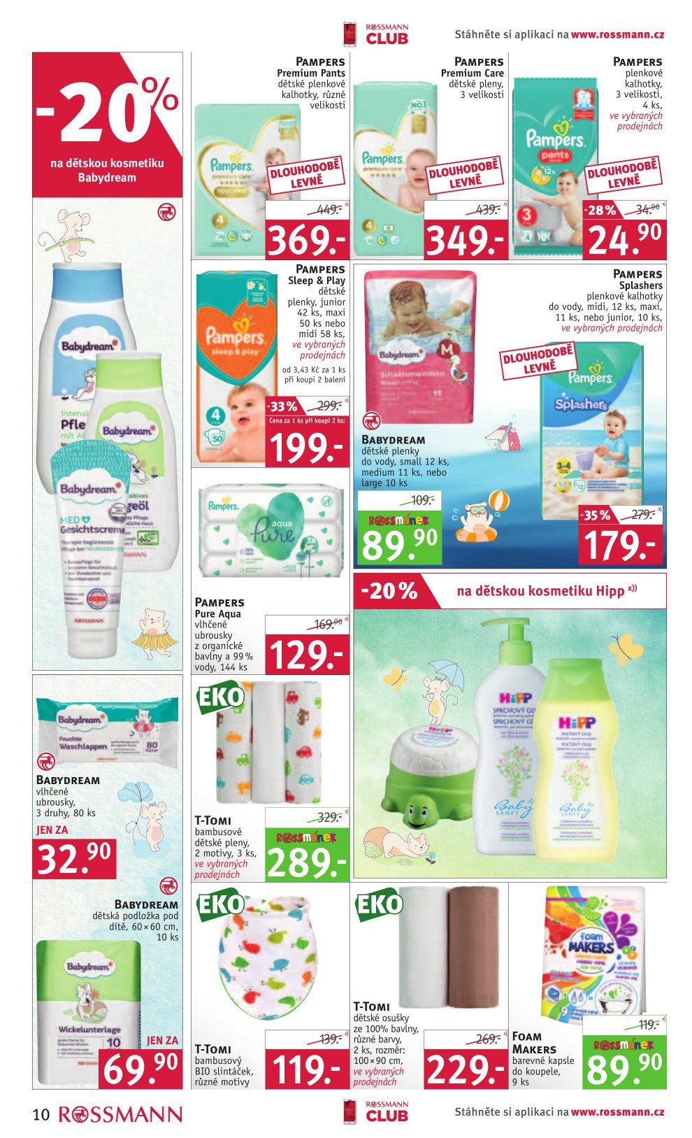 rossmann cena pampers premium