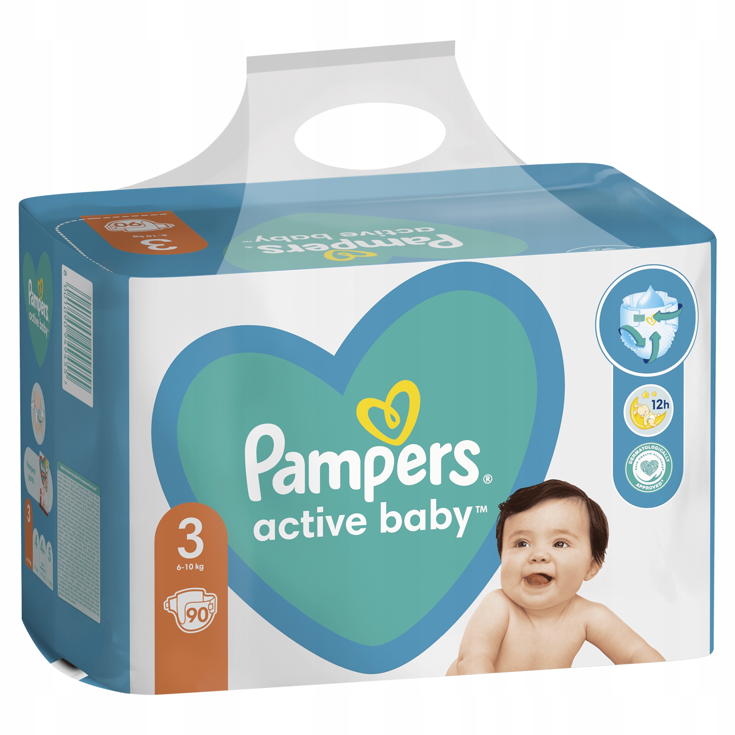 pampers pieluszki active baby 3 midi waga