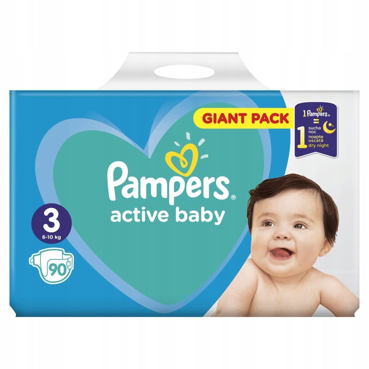 pampers baby dry jumbo pack size 3 90 nappies