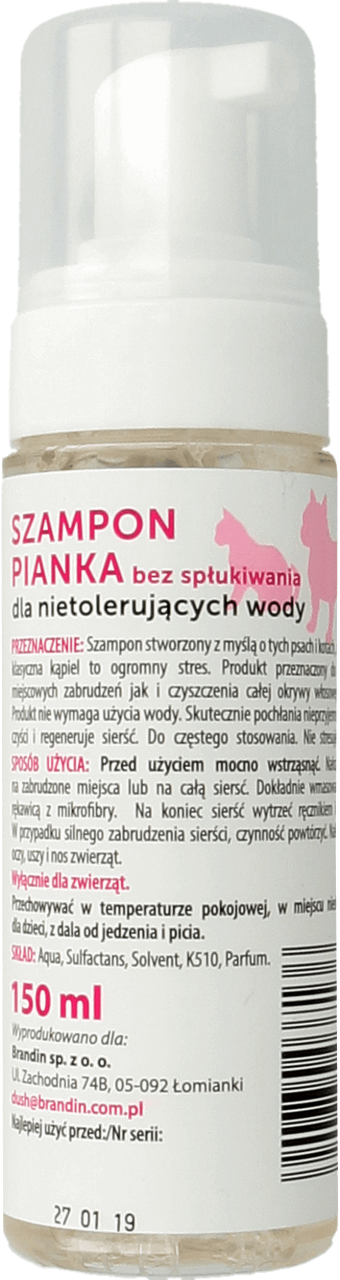 suchy szampon dla psa rossmann