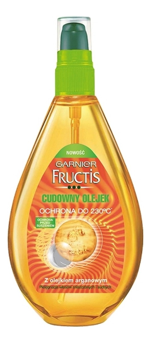 garnier fructis cudowny olejek do pielęgnacji włosów ochrona 230