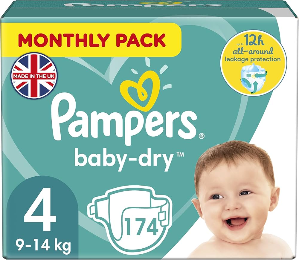 pampers 4+ 12h