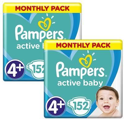 ceneo pampers active baby-dry 4