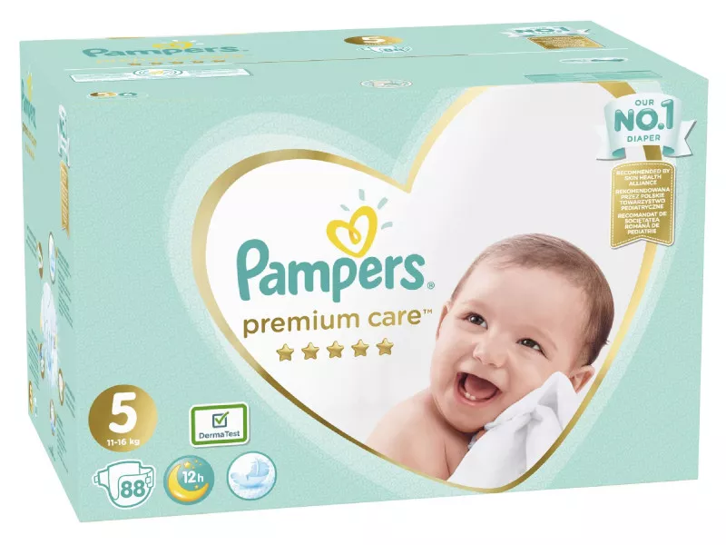 pampers pieluszki premium care 5 junior 88