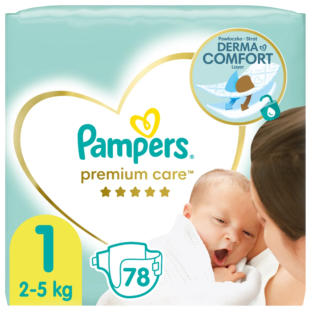 tesco zakupy pieluchy pampers premium care 1