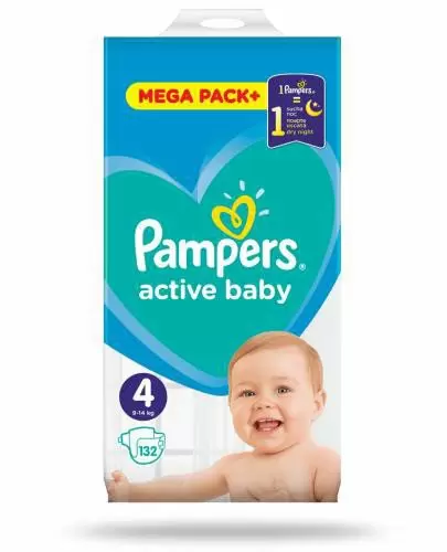 pampers 4 132 sztuki cena