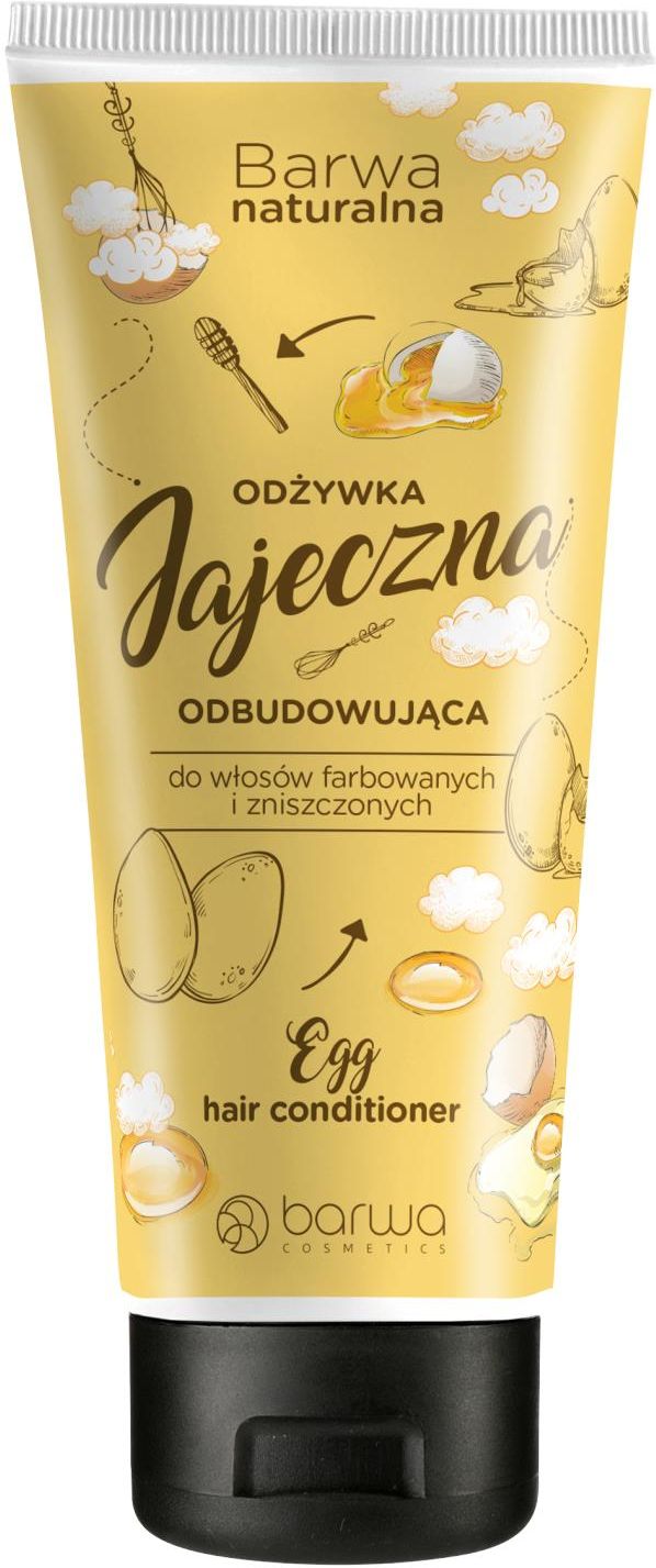 barwa naturalna odżywka do włosów jajeczna regenerująca 200ml