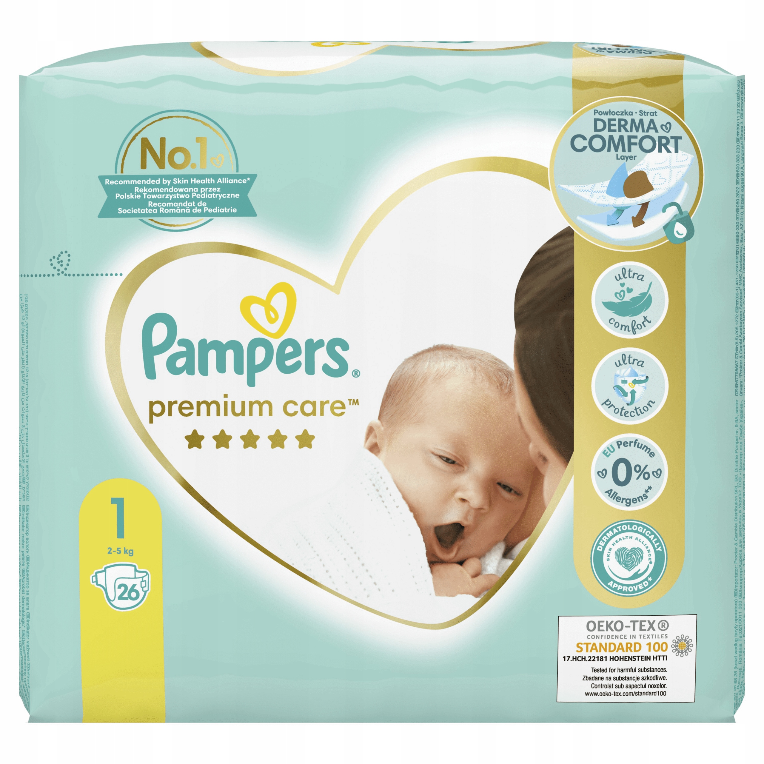 pamprersy firmy pampers rozmiar 1