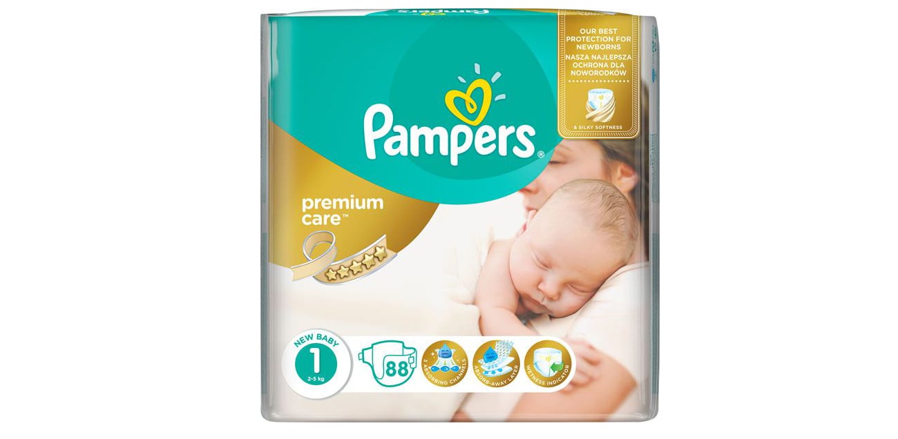 pampers new baby dry pępek