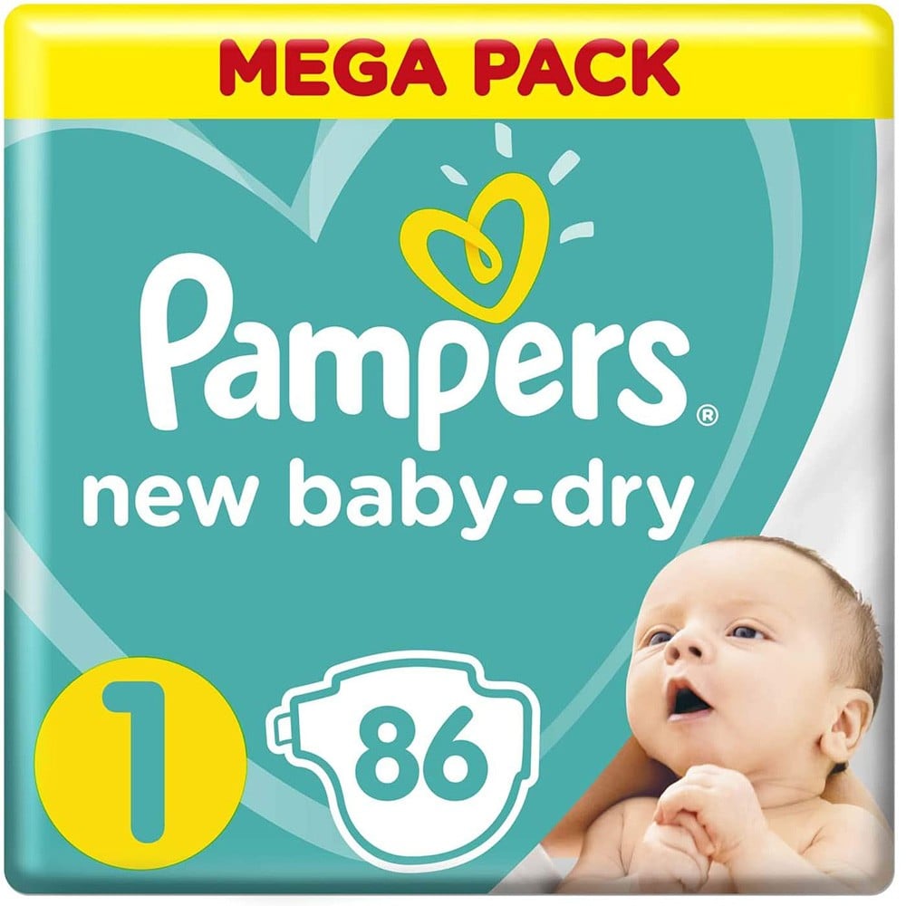 pampers active baby 1 mega pack