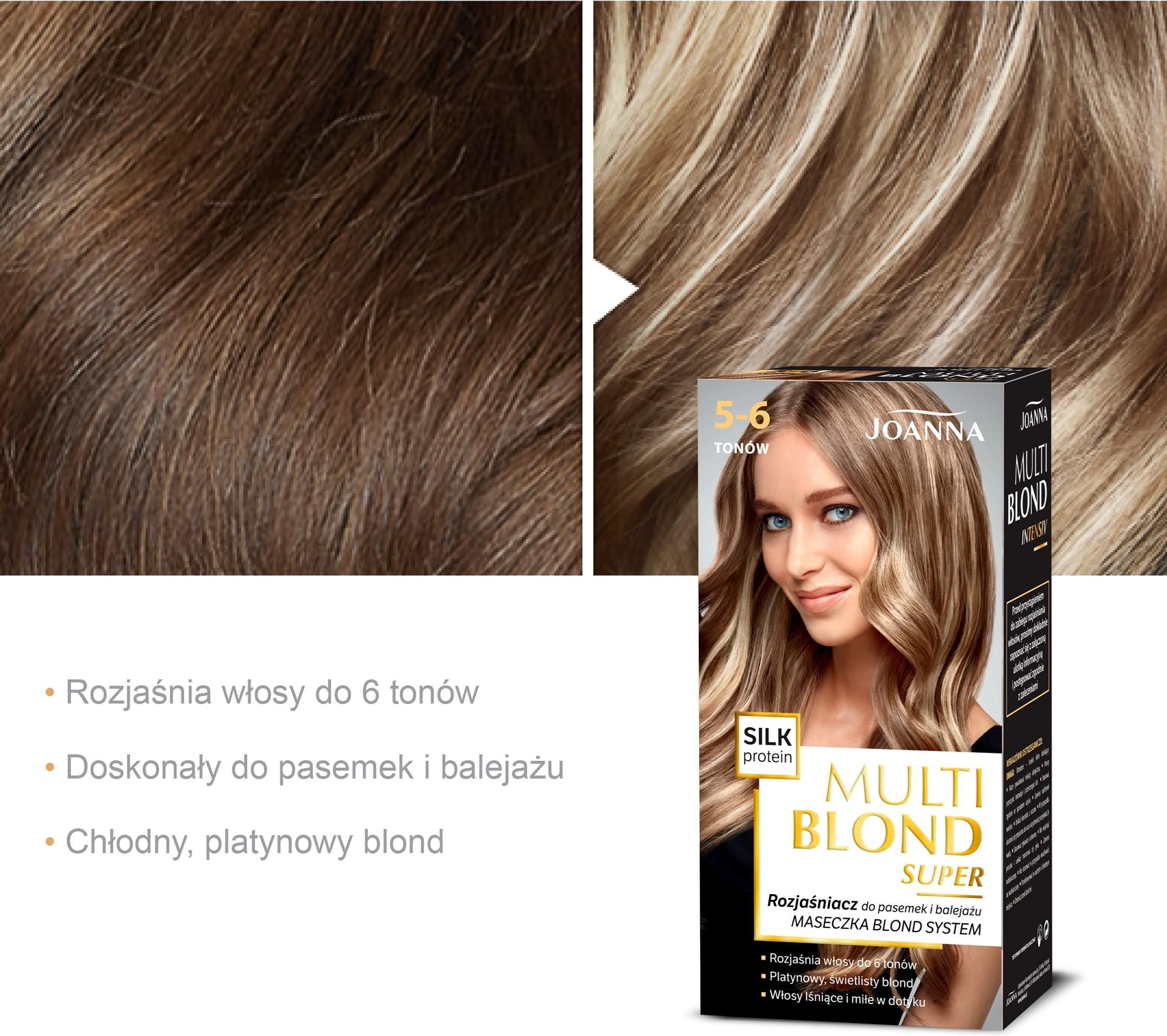 szampon do włosów blond pasemek joanna