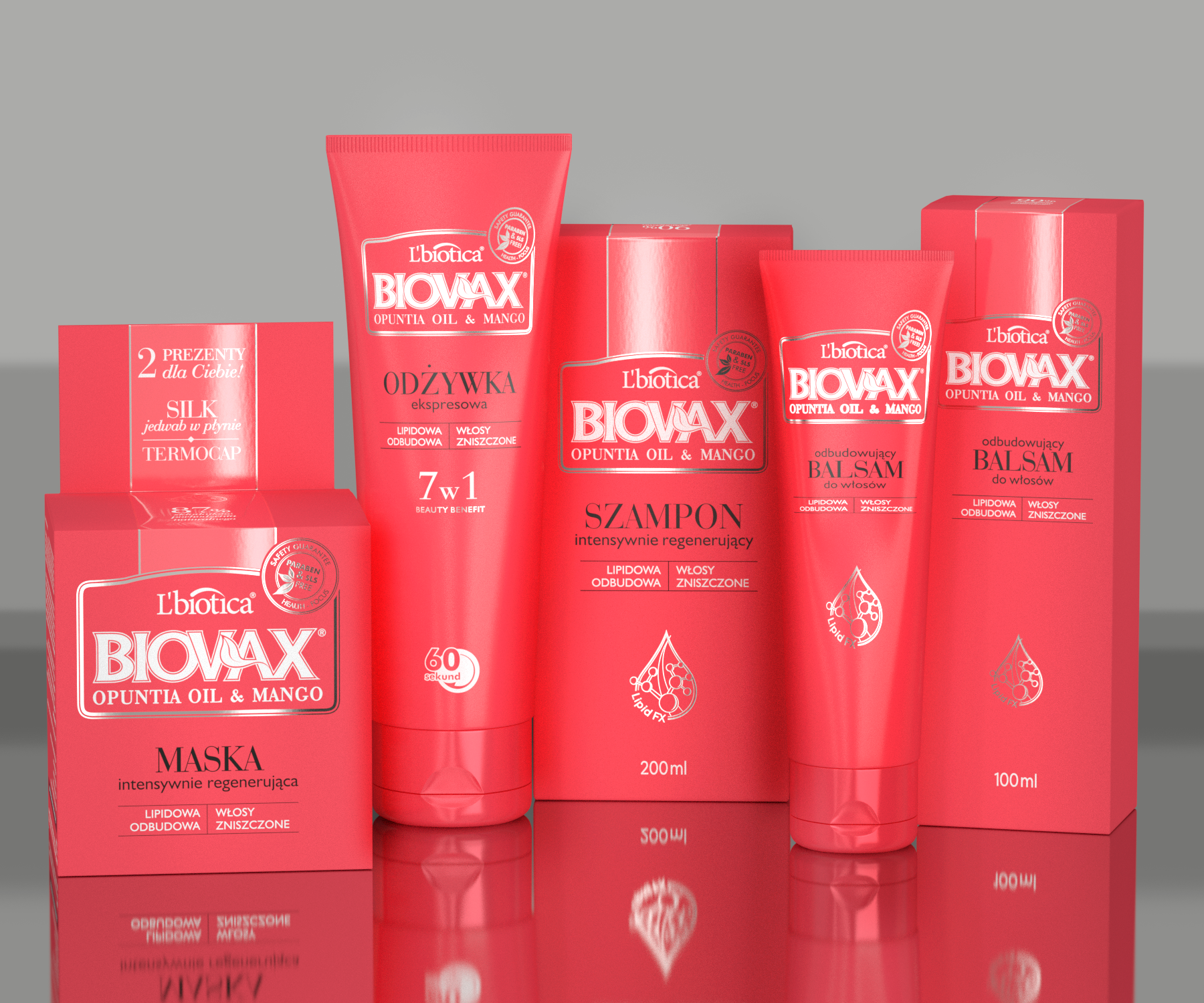 lbiotica biovax opuntia oil & mango szampon intensywnie regenerujący