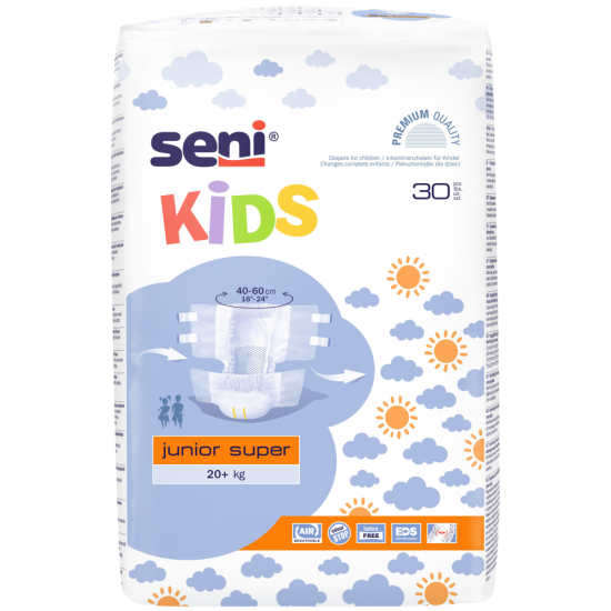 pieluchomajtki seni kids junior extra 16-30kg 30szt