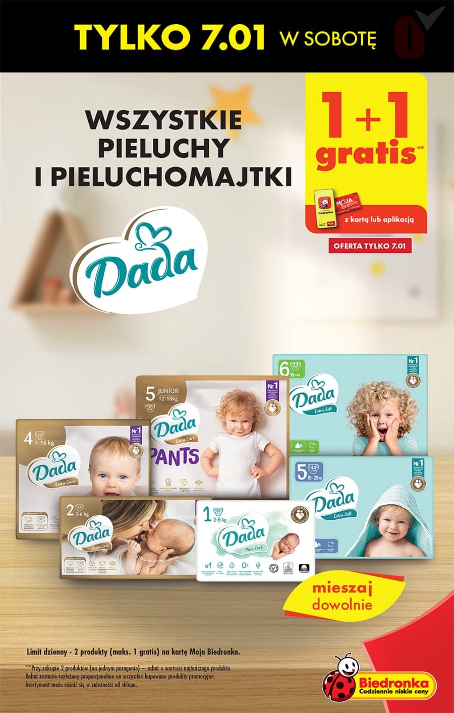 promocja na pieluchy dada aktualna