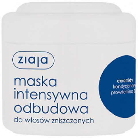 ziaja intensywnie odbudowująca maska do włosów zniszczonych 200ml