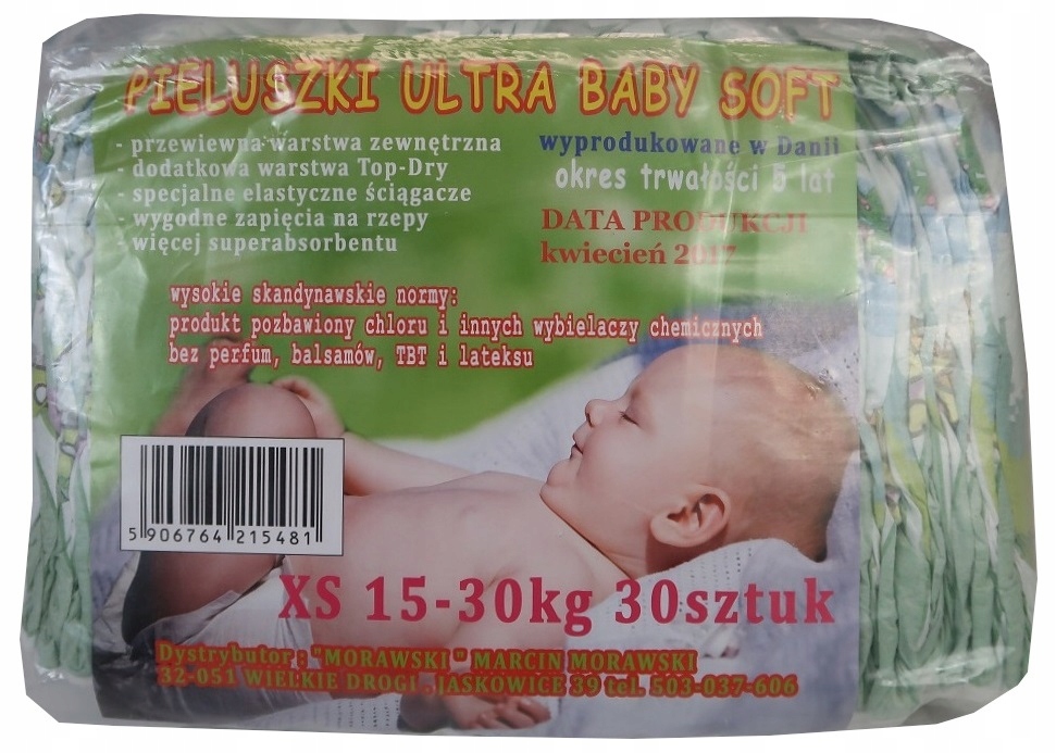 ultra baby soft antyalergiczne pieluchy