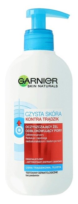 garnier płyn do mycia twarzy przeciw trądzikowi