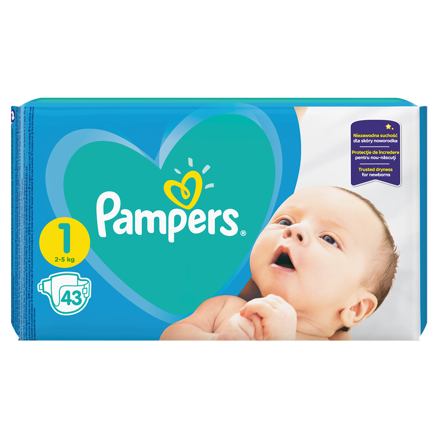 pampers 1 newborn 1 mini smyk