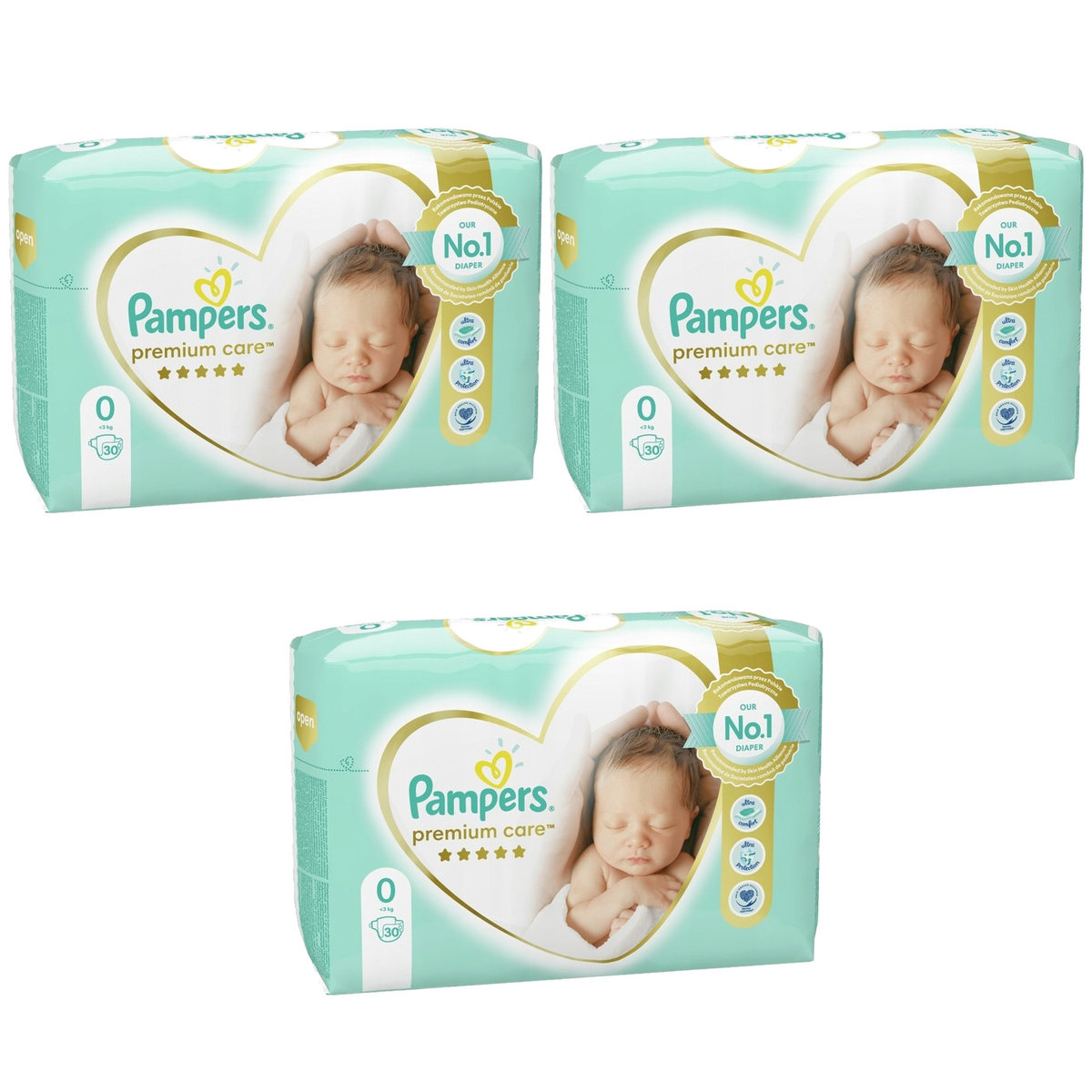 pieluchy pampers premium care 1 new born 220