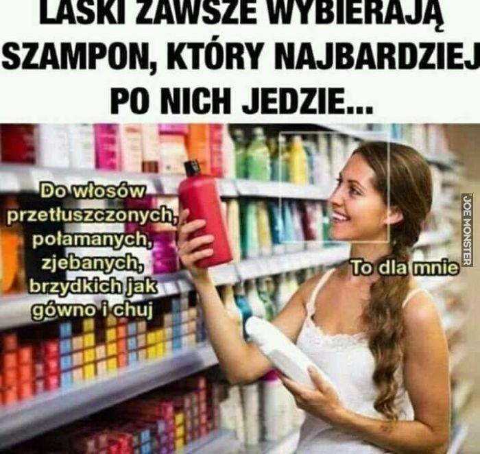 dziewczyny wybierają szampon który po nich jedzie