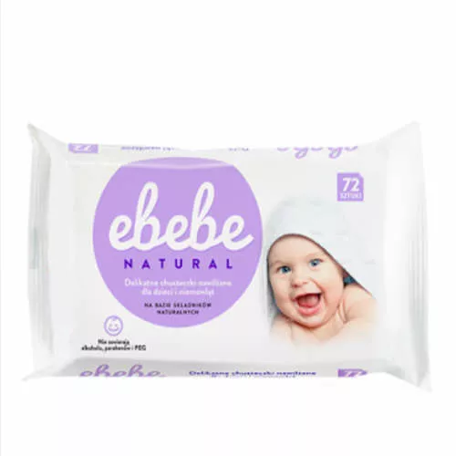 ebebe natural chusteczki nawilżane wodą sklad