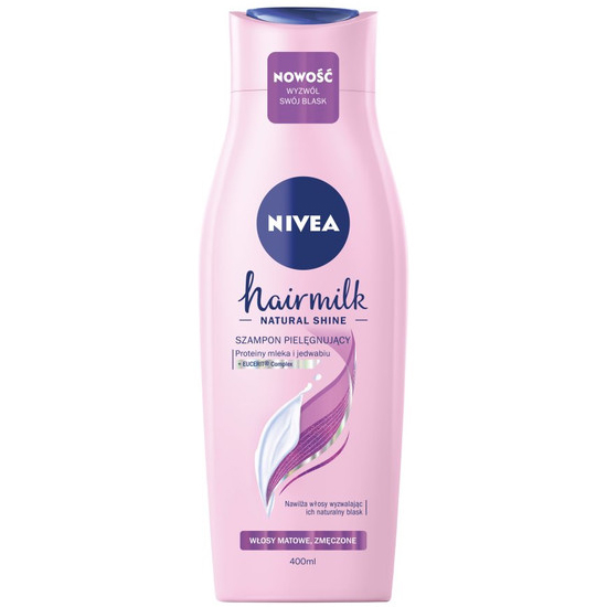 nivea hairmilk szampon wizaż włosy matowe