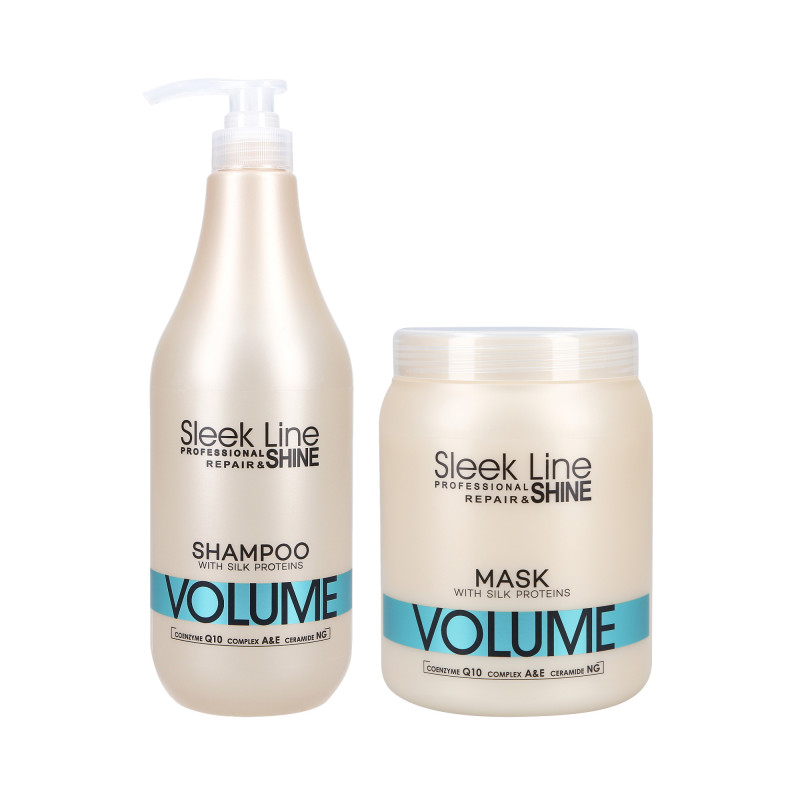 sleek line szampon volume