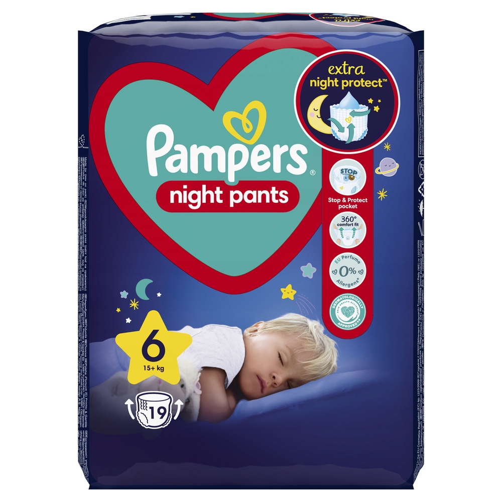 pampers 6 pants 19szt