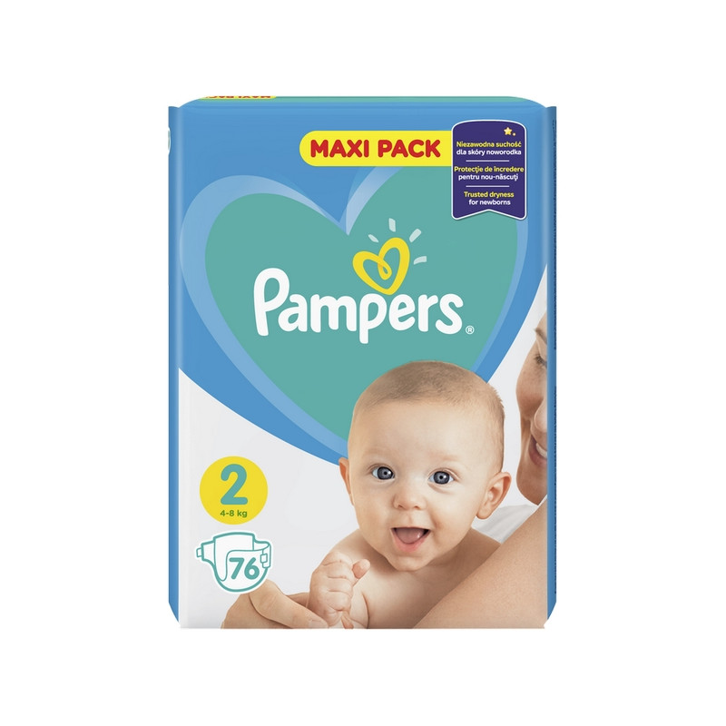 pampers 2 76szt