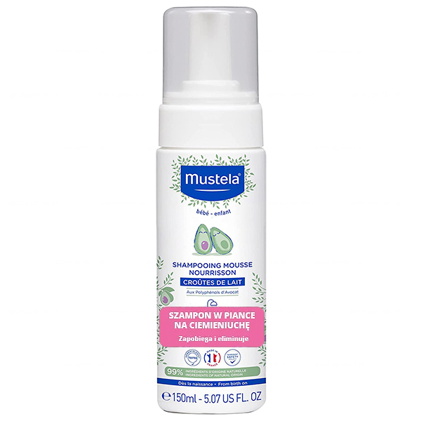 mustela bebe szampon w piance