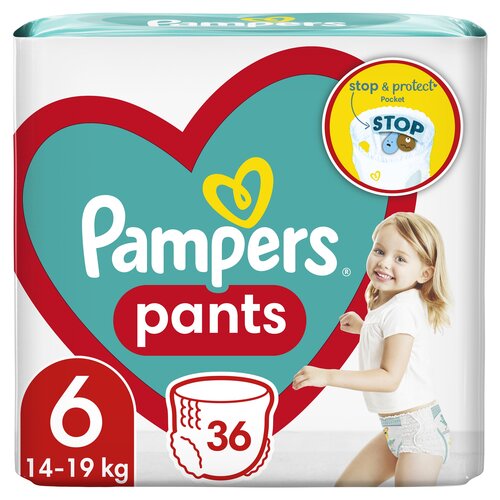 pampers 6 pants 36 szt