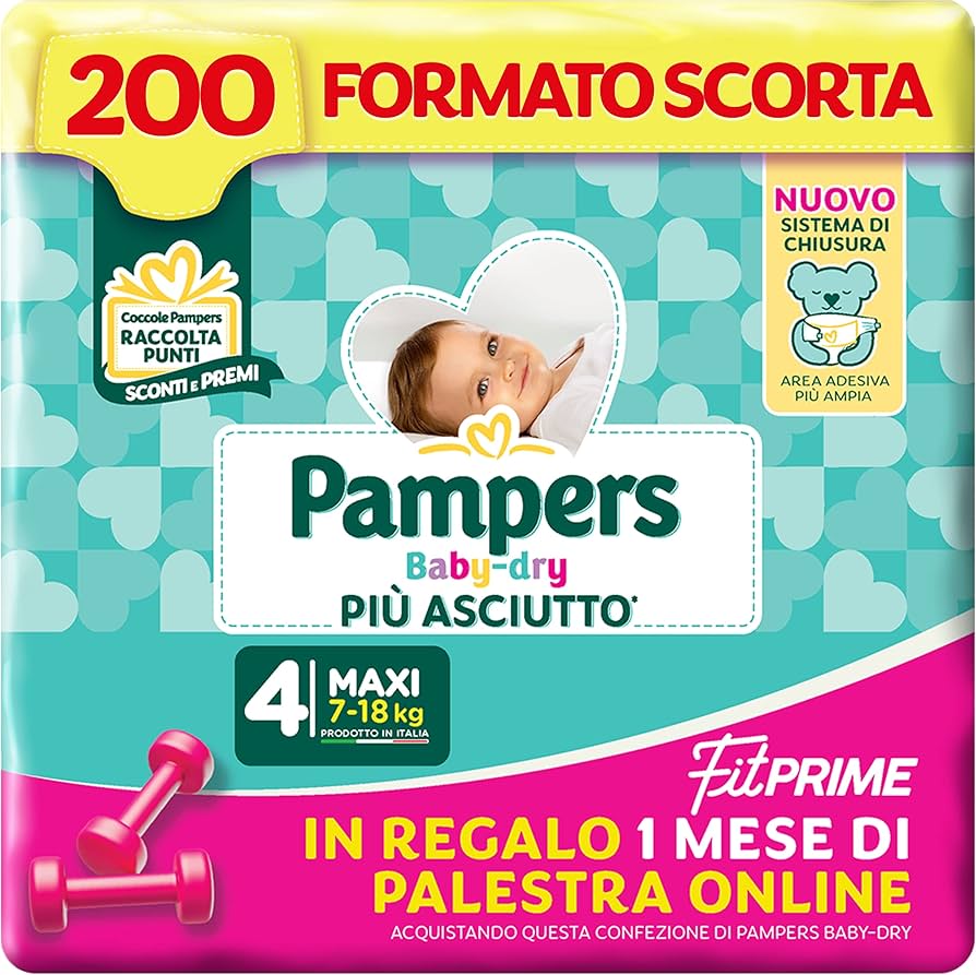 pampers 200 sztuk