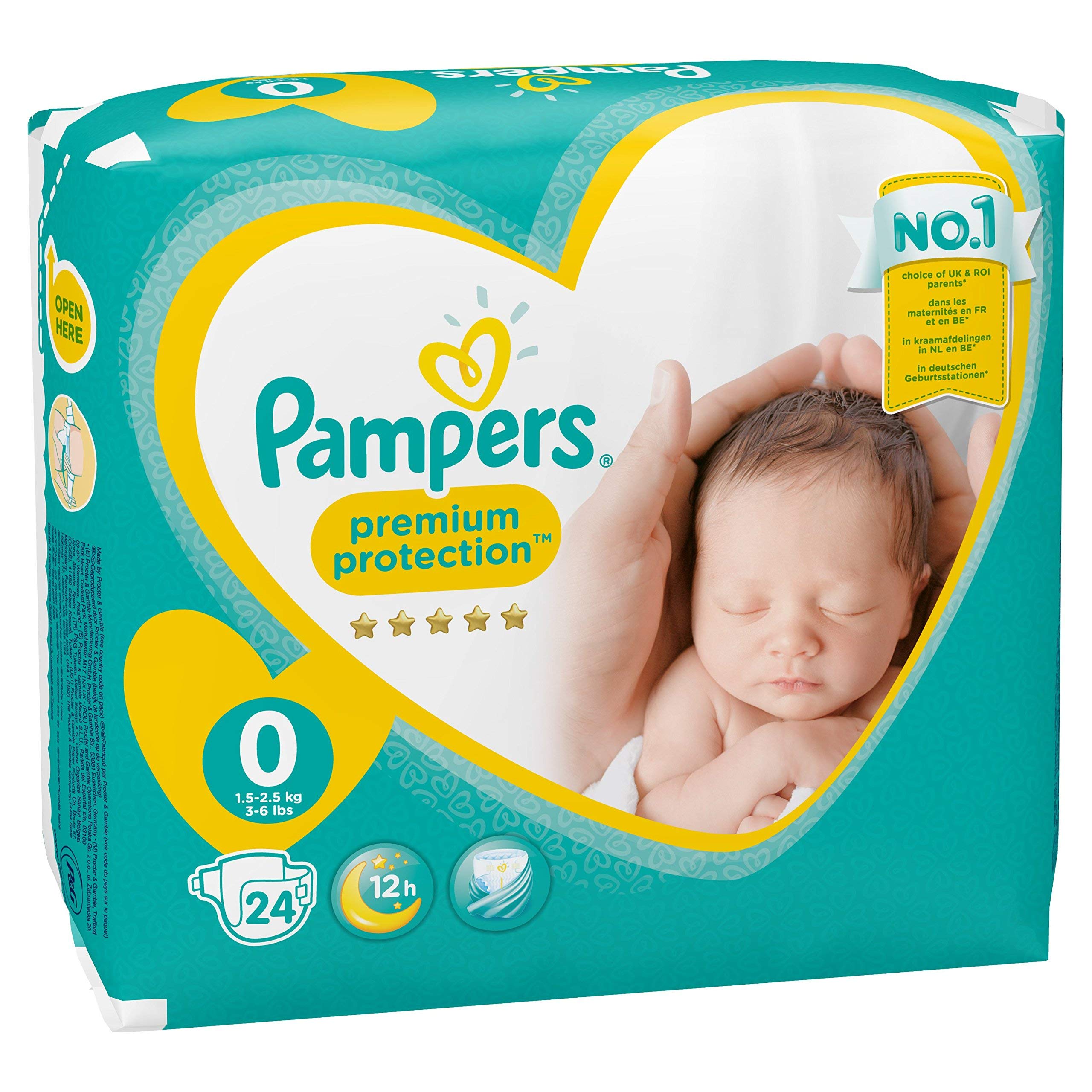 pampers jumbo pack size 0