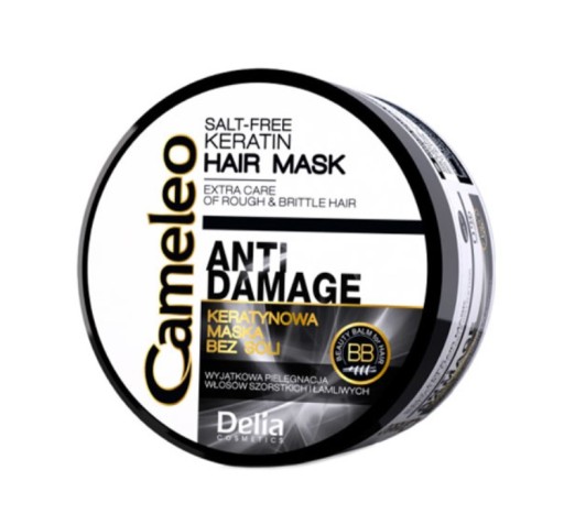 delia cameleo bb maska keratynowa do włosów zniszczonych 200ml
